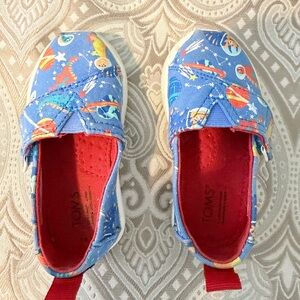 TOMS Kids Cosmic Blue Sneakers